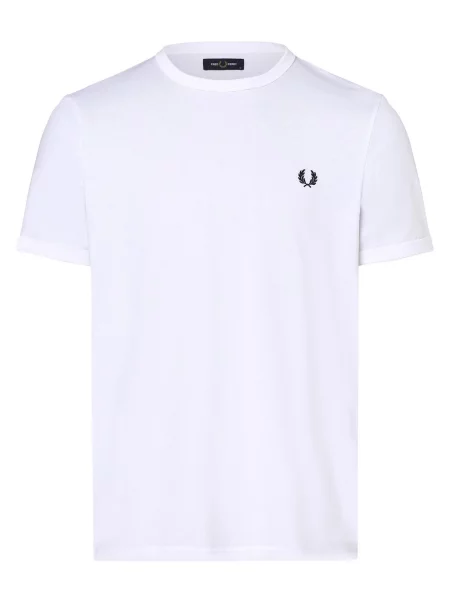 Fred Perry T-shirt Mężczyźni jednolity XXL biały