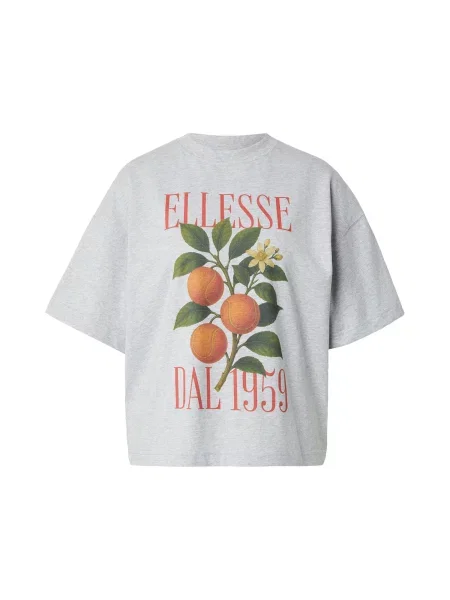 ELLESSE Tricou / verde pin / portocaliu homar / roșu deschis gri