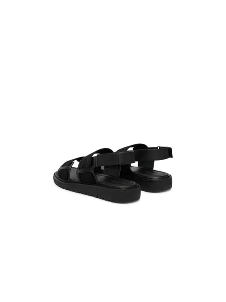 Sandali Calvin Klein Sq Molded Sandal Webb črna