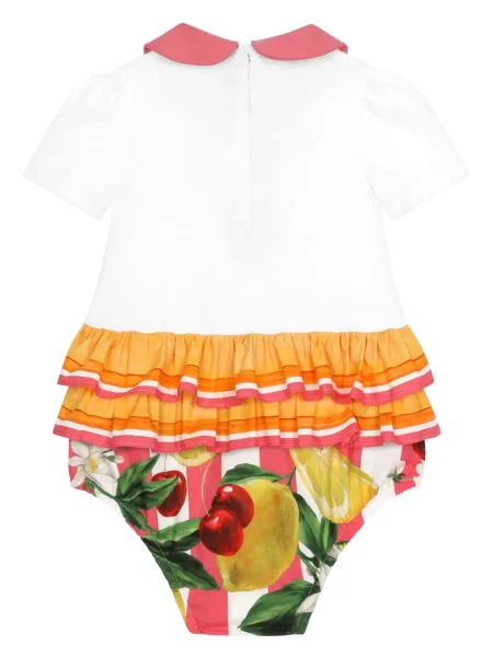 Dětské body Dolce & Gabbana bílý