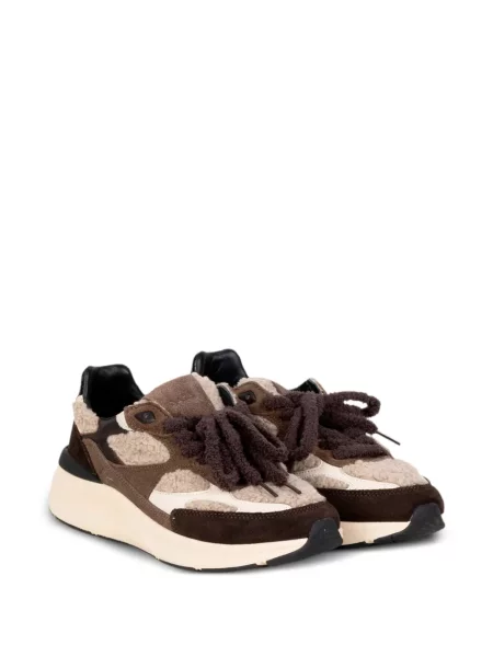 Ursuleț de pluș sneakerși D.a.t.e. din piele de oaie maro