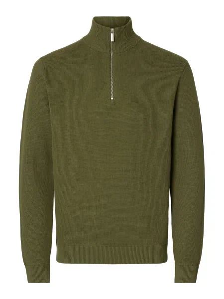 SELECTED Pulover SLHDANE oliv