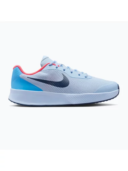 Buty do tenisa Nike Vapor Lite 3 hydrogen blue/hot lava/midnight navy niebieskie
