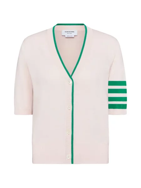 Scurt cardigan Thom Browne roz