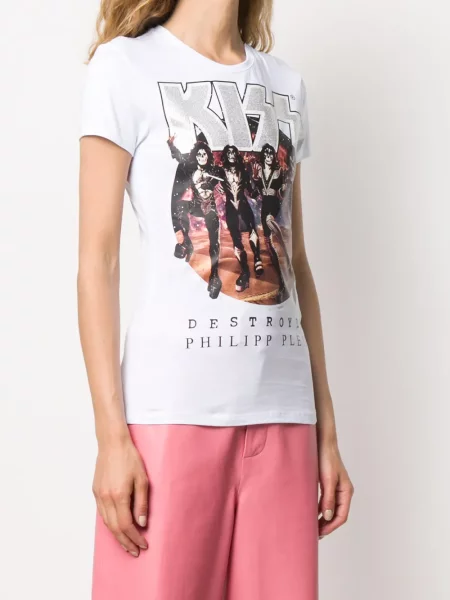 Tricou Philipp Plein alb