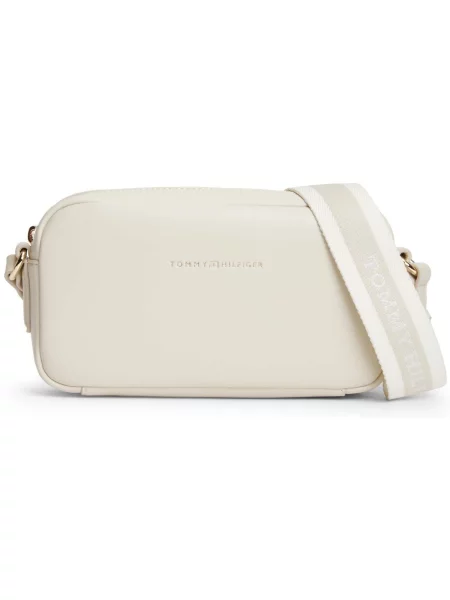 TOMMY HILFIGER Válltáska ESSENTIAL krém fehér