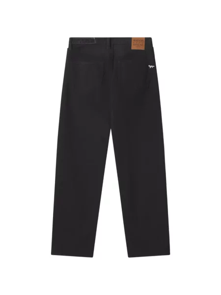 Blugi drepți Maison Kitsune negru