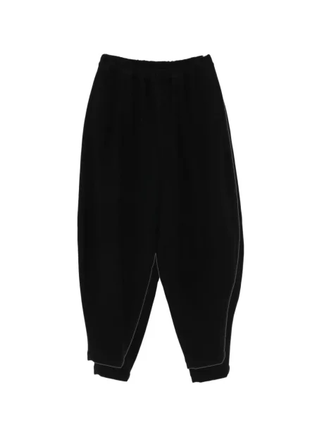 Pantaloni Black Comme Des Garçons conici negru
