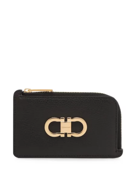 Portofel Ferragamo din piele negru