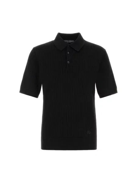 Koszulka polo Dolce And Gabbana czarna