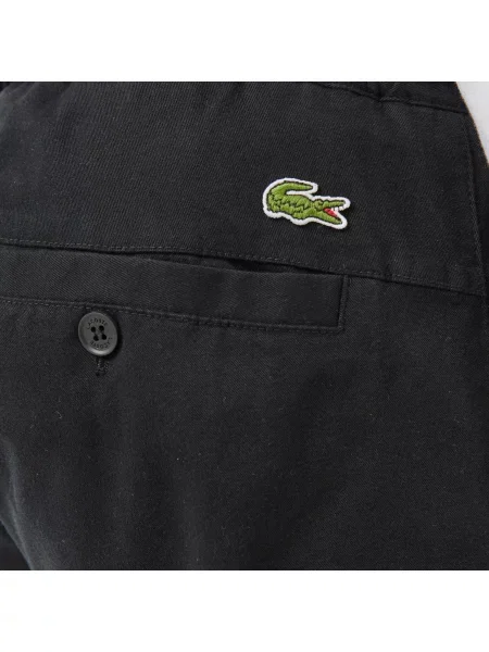 Lacoste Spodnie Chino Slim Fit czarne