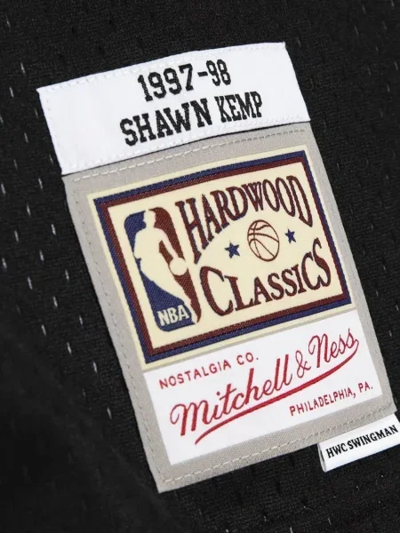 Μπλούζα Mitchell & Ness από ζέρσεϋ μαύρο