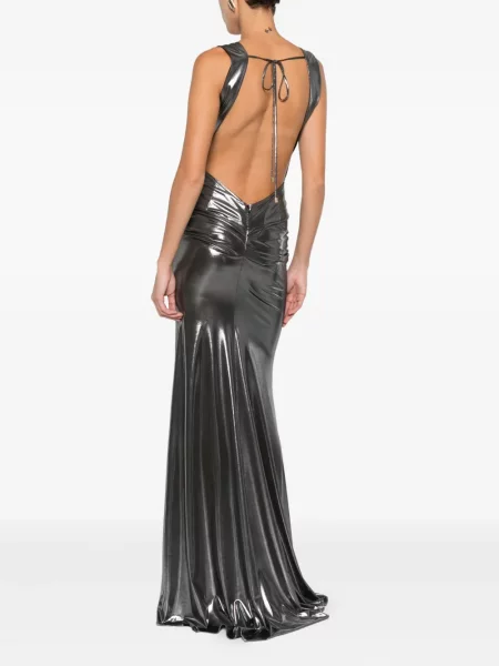 Rochie Lita Couture de costum argintiu