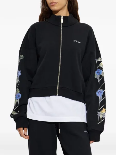 Hanorac cu glugă Off-white alb
