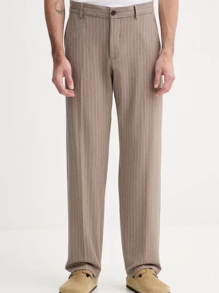 Hlače Les Deux Como rjava