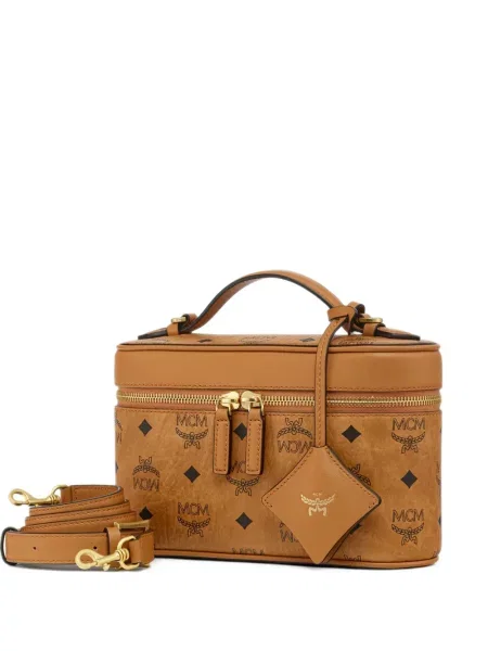 Geantă shopper Mcm cu imagine maro