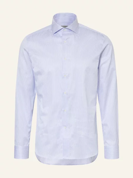 Canali Koszula Slim Fit blau biała