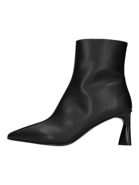 Buty do kostki Stella Mccartney skórzane czarne