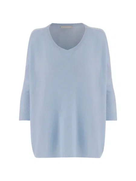 Pulover Allude cu decolteu în V albastru