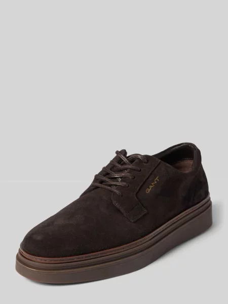 Gant Kinzoon sneakersy zamszowe brązowe
