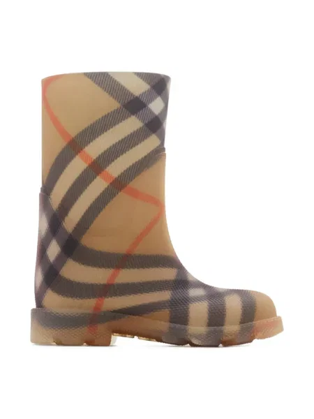 Botki dziecięce Burberry brązowe