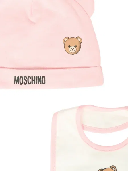 Czapka dziecięca Moschino różowa