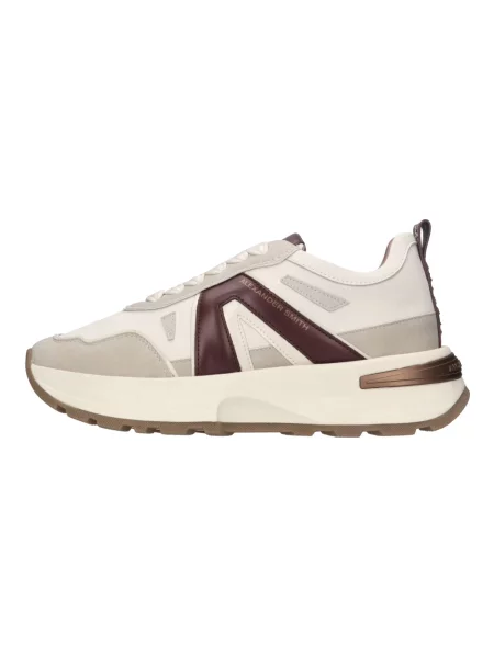 Sneakersy Alexander Smith białe