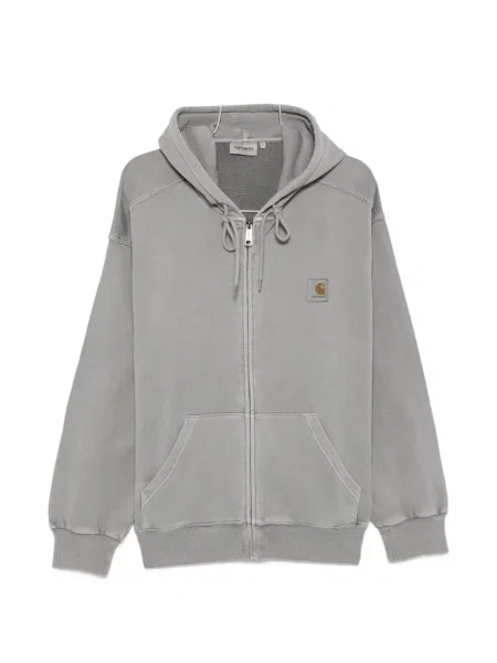 Hanorac cu glugă Carhartt Wip cu glugă gri