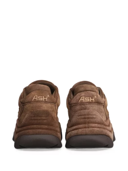 Sneakerși Ash Addict din piele de căprioară maro