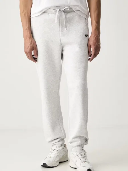 Alpha Industries pantaloni de trening pentru bărbați cu Basic gri