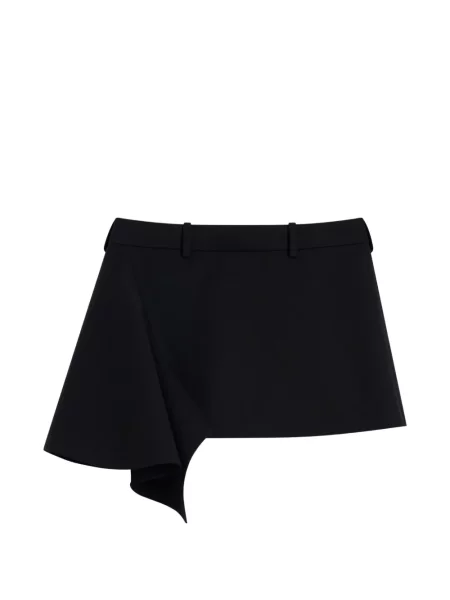 Fusta mini Givenchy cu volane asimetrică negru