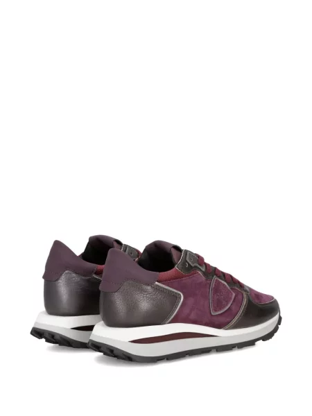 Sneakerși Philippe Model Paris din piele de căprioară violet