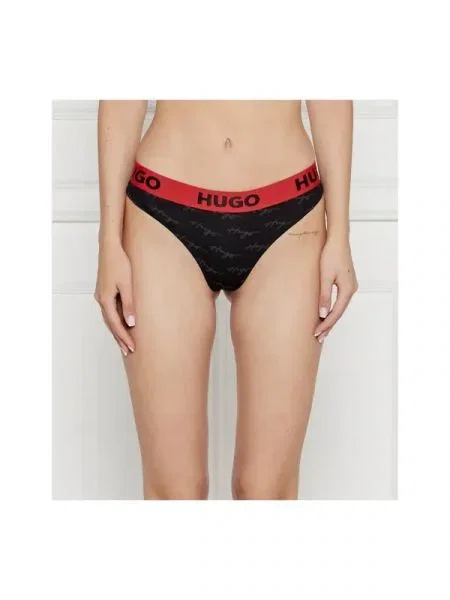 Hugo Bodywear Tanga fekete