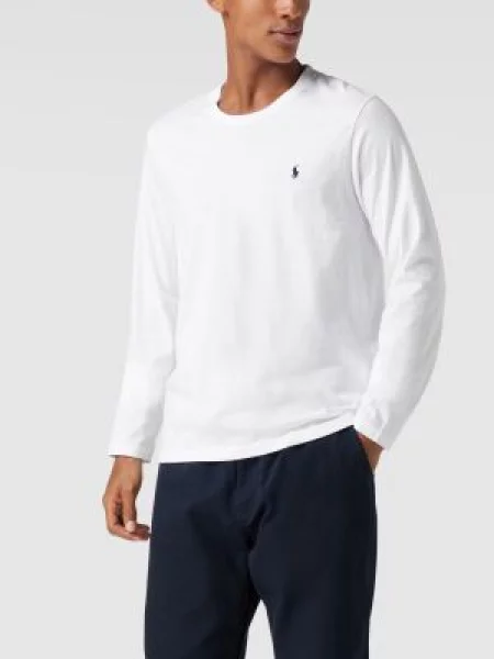 Polo Ralph Lauren Longsleeve gładki biały