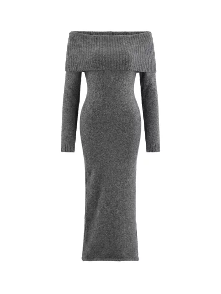 Trendyol Rochie tricotat gri