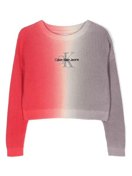 Sweter dziecięcy Calvin Klein różowy