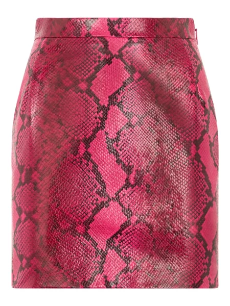 Fusta mini Roberto Cavalli cu imagine roz