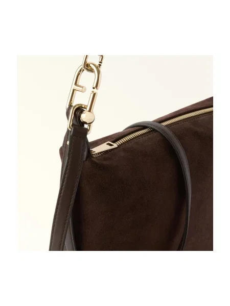 Crossbody kabelka Furla hnedá