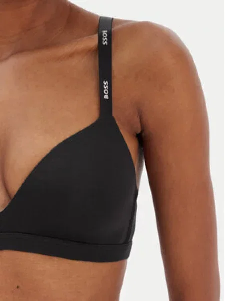 BOSS BLACK Melltartó TRIANGLE PADDED fekete