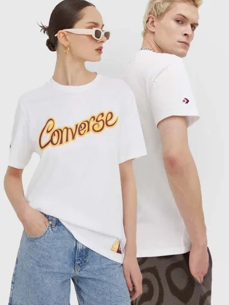 Converse kratka majica Converse x Wonka bela