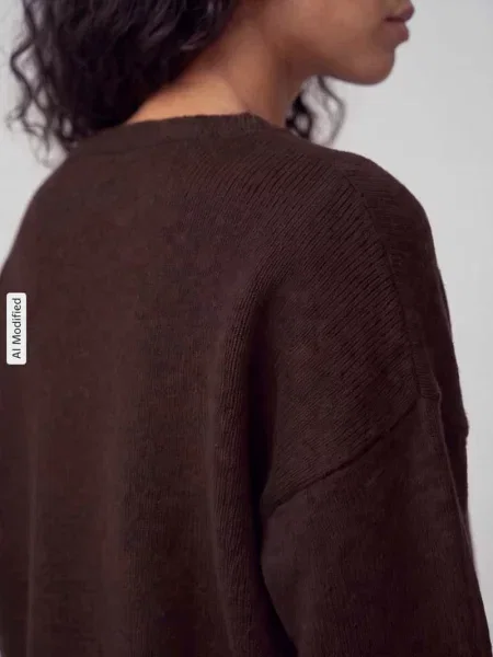 Sweter z intarsją z motywem tygrysa Only