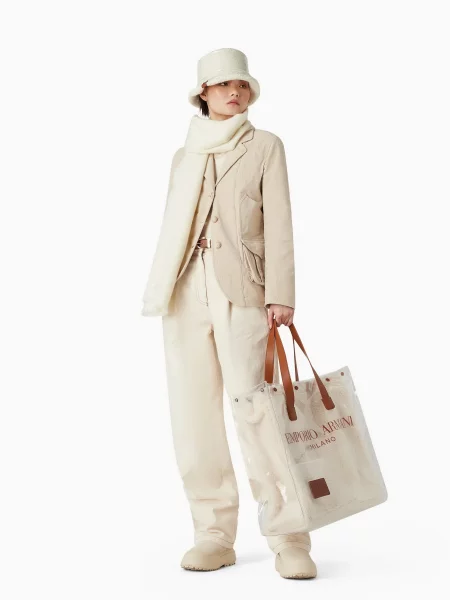 Повседневные брюки Emporio Armani бежевые