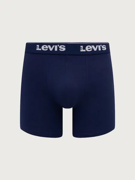 Levi's boxerky pánske s bavlnou červená