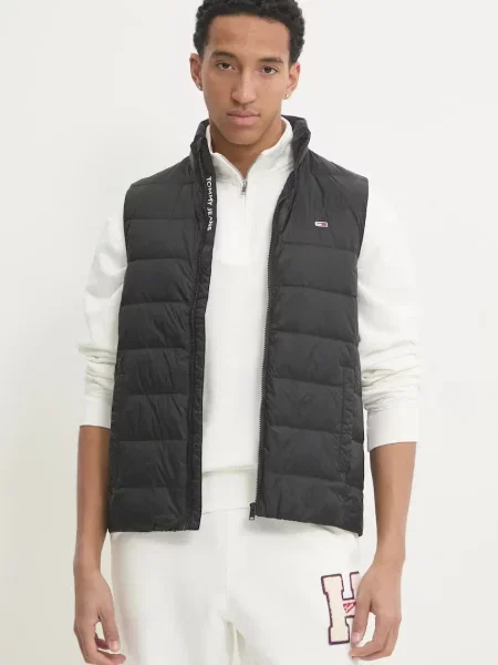 Vestă denim Tommy Jeans negru