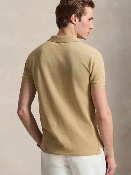 Tricou polo Polo Ralph Lauren bej