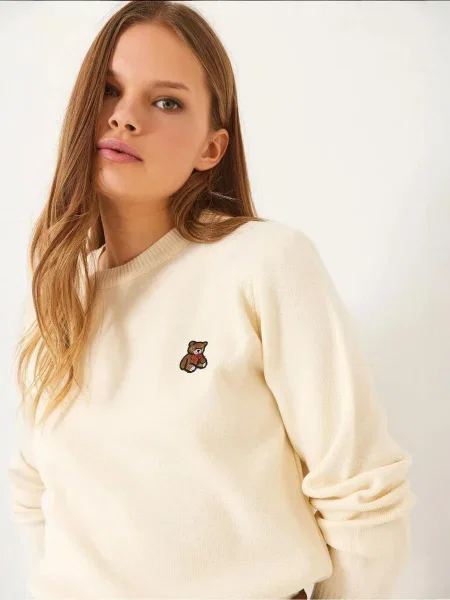 Bianco Lucci Pulover Pullover' bež