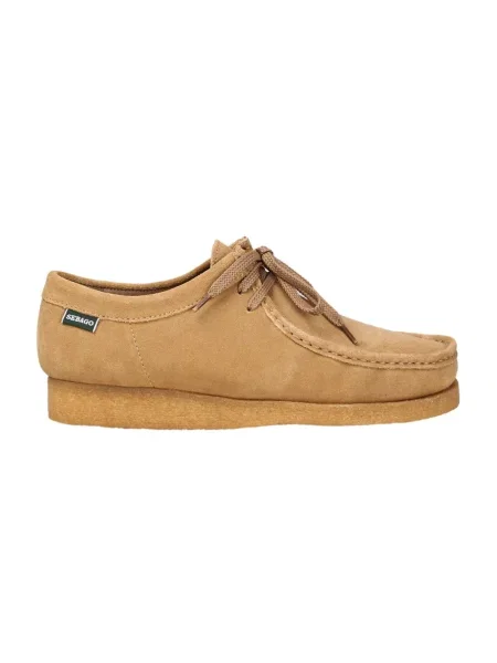 Półbuty Sebago zamszowe casual beżowe
