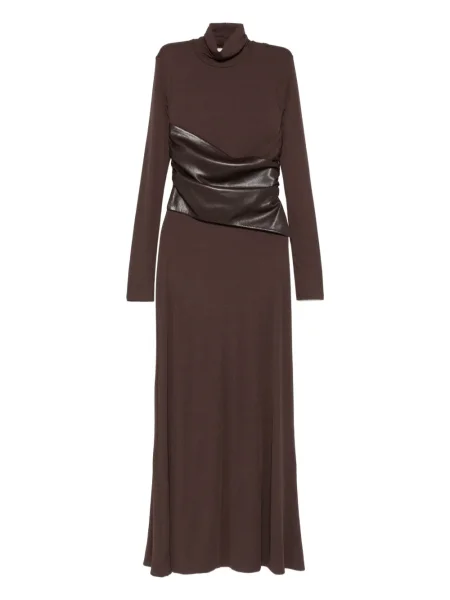 Rochie maxi Nanushka de costum maro
