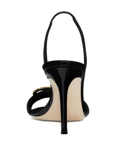 Sandale Giuseppe Zanotti cu funde slingback negru