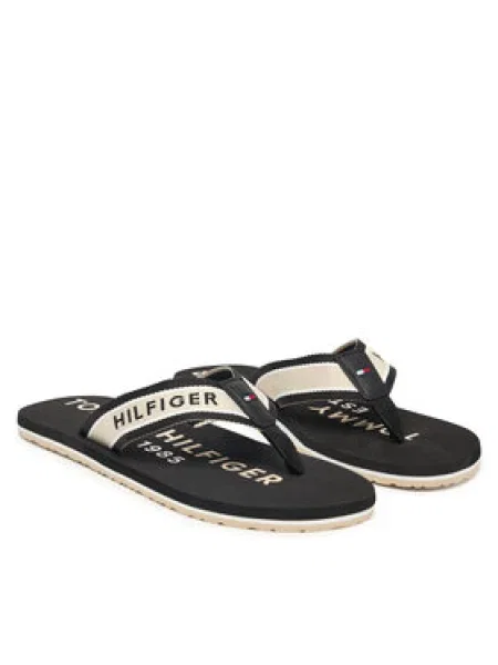 Pántos vietnámi papucs Tommy Hilfiger fekete